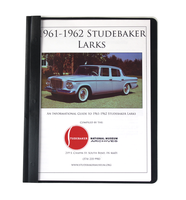61-62 STUDEBAKER LARKS MONOGRAPH