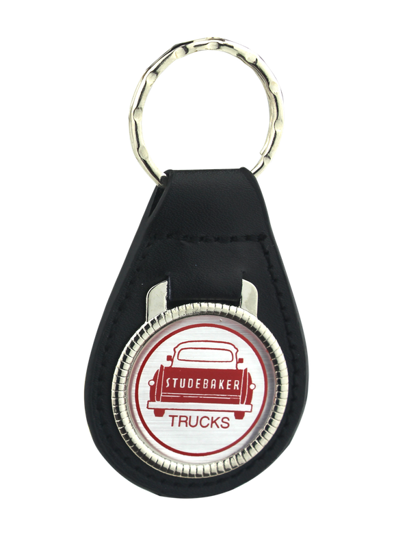 LEATHER TRUCK KEYCHAIN
