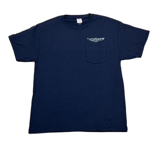 NAVY POCKET TRUCK T-SHIRT