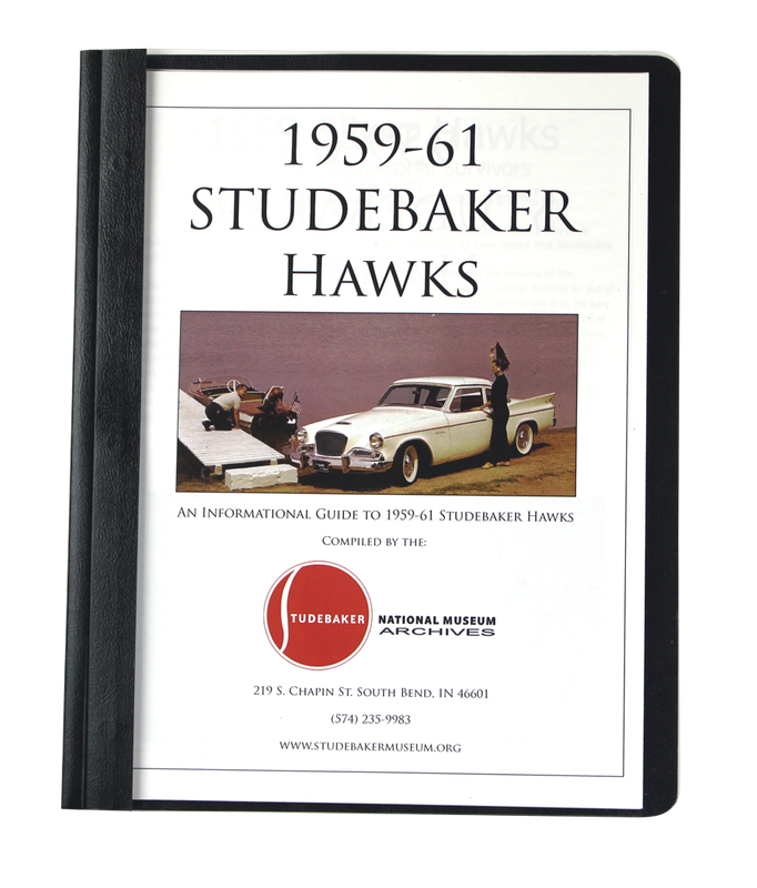 59-61 STUDEBAKER HAWK MONOGRAPH