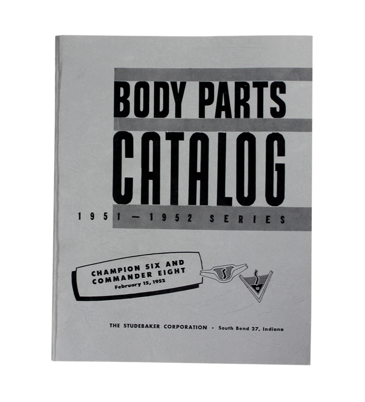 1951-1952 CAR BODY MANUAL
