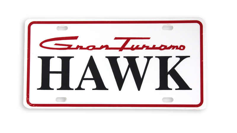 GRAN TURISMO HAWK LICENSE PLATE