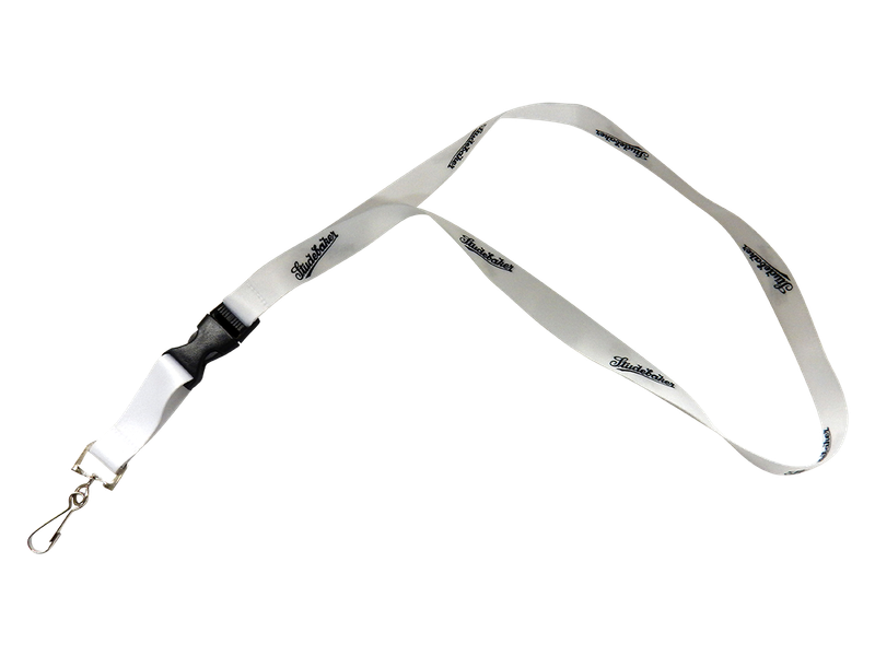 WHITE STUDEBAKER LANYARD