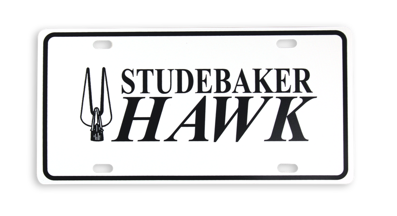 STUDEBAKER HAWK LICENSE PLATE