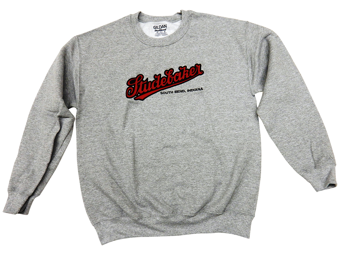 GRAY SCRIPT SWEATSHIRT, Size: S