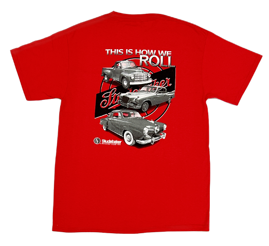 RED SDC ROLL T-SHIRT
