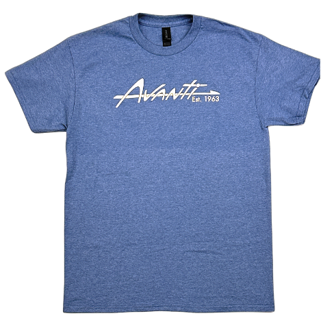 HEATHER INDIGO AVANTI T-SHIRT, Size: S