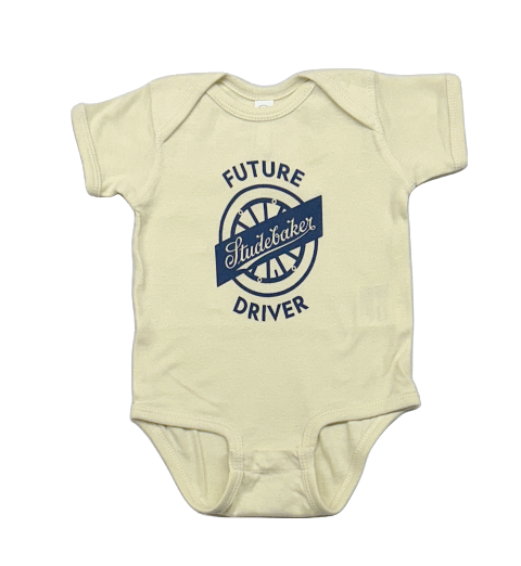WHEEL LOGO INFANT ONESIE, Size: 6M