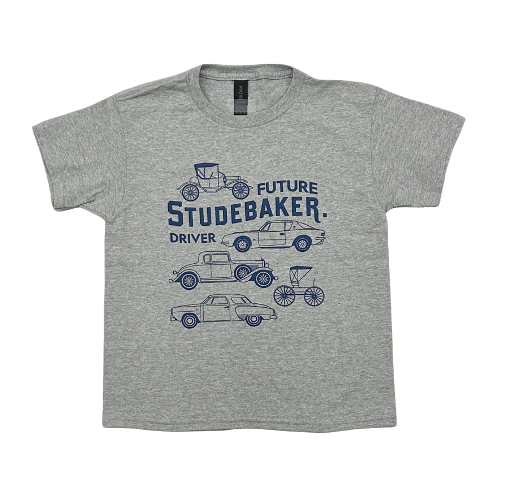 KIDS DRIVER T-SHIRT- GREY, Size: XS