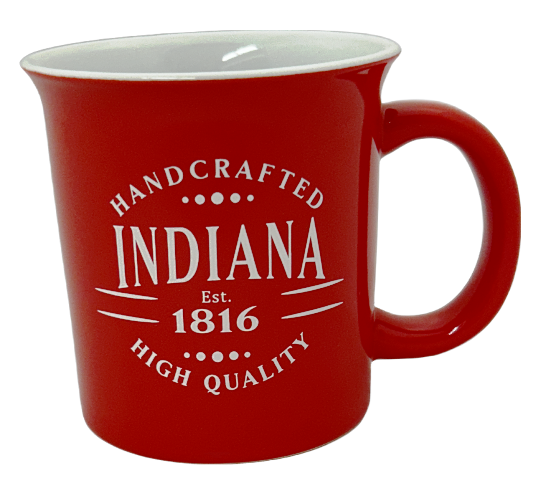 RED 1816 INDIANA MUG