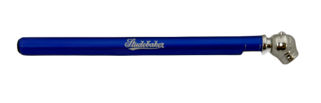 BLUE SCRIPT TIRE GAUGE