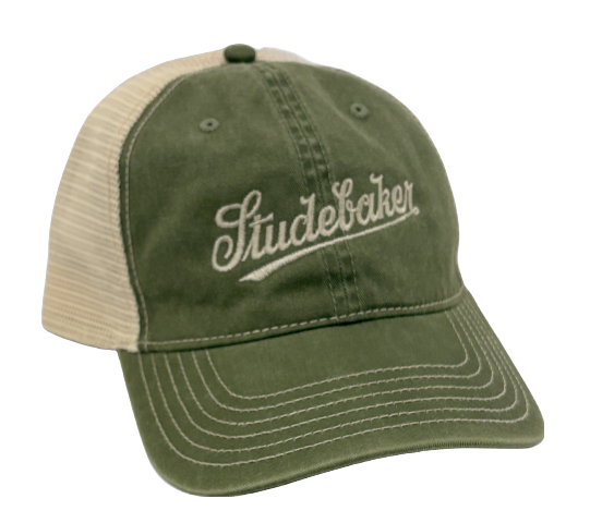 OLIVE/STONE SCRIPT HAT