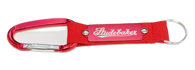 RED CARABINER KEYCHAIN