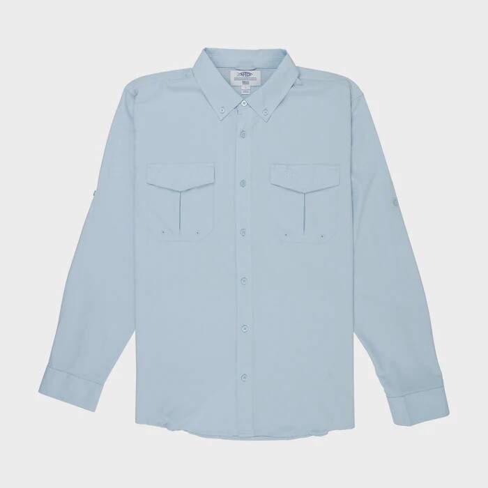 RANGLE LS LIGHT BLUE, Size: 2X