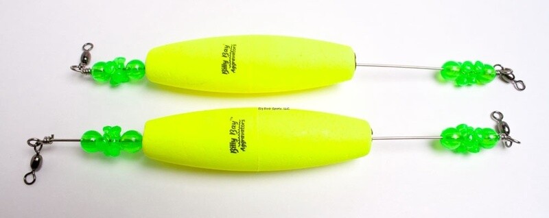 Click Clackers Agg Rig Unweighted 3" Yell Cigar