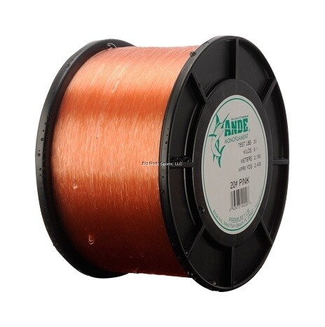 PREMIUM 1/2 LB SPOOL MONO LINE, Size: 15#, COLOR: PINK