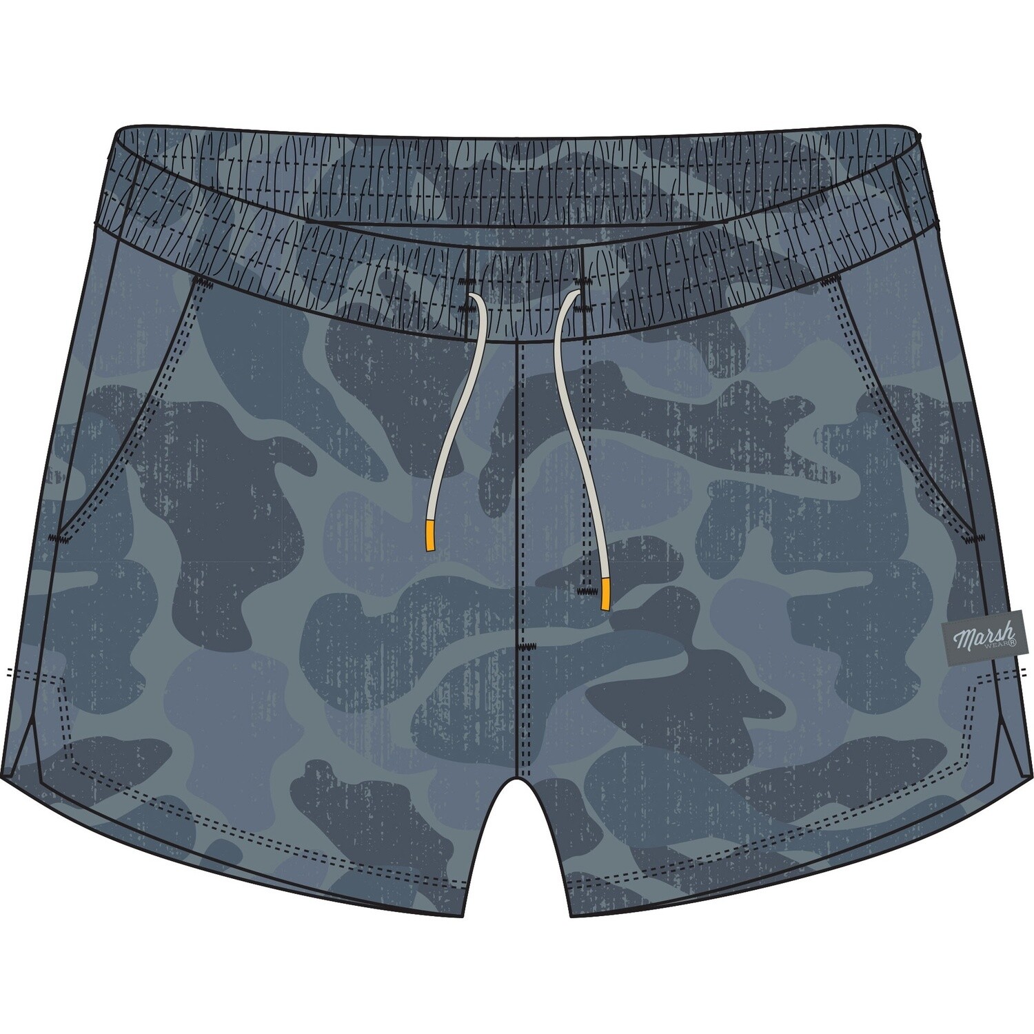 WOMENS FULTON HAGOOD VOLLEY BLUE COPAHEE CAMO