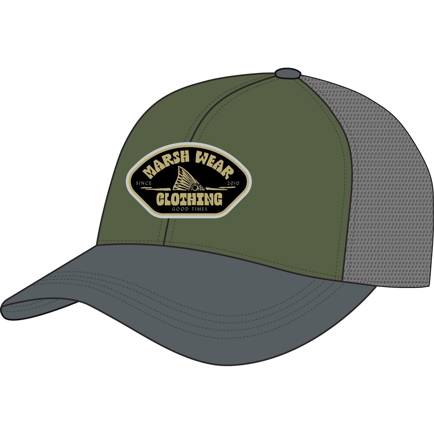 TAILER TRUCKER OLIVE