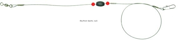 RRS14-2 EGG LEAD READY RIG W/SNAP 1/4OZ EGG