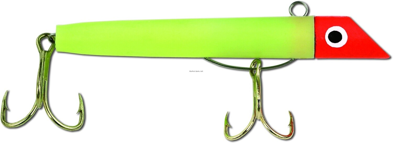 200 SERIES PLUG, Size: 3&quot; / 1 OZ /SZ 2&amp;4 HOOK, COLOR: RED NITE GLOW