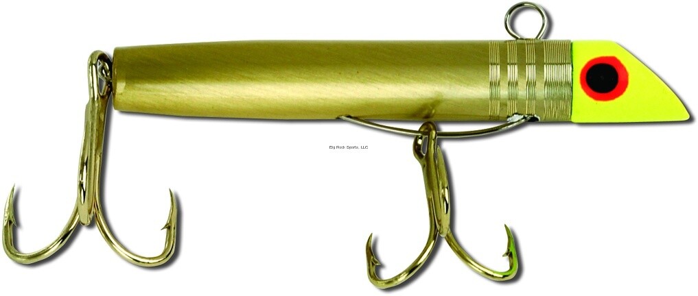 400 SERIES PLUG, Size: 2 1/2&quot;/ 7/8 OZ / #4 &amp;#2 HOOK, COLOR: YELLOW GOLD BODY / GOLD HOOK