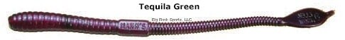 TQG12-10 JELLYWORM12&quot; TEQUILA GREEN