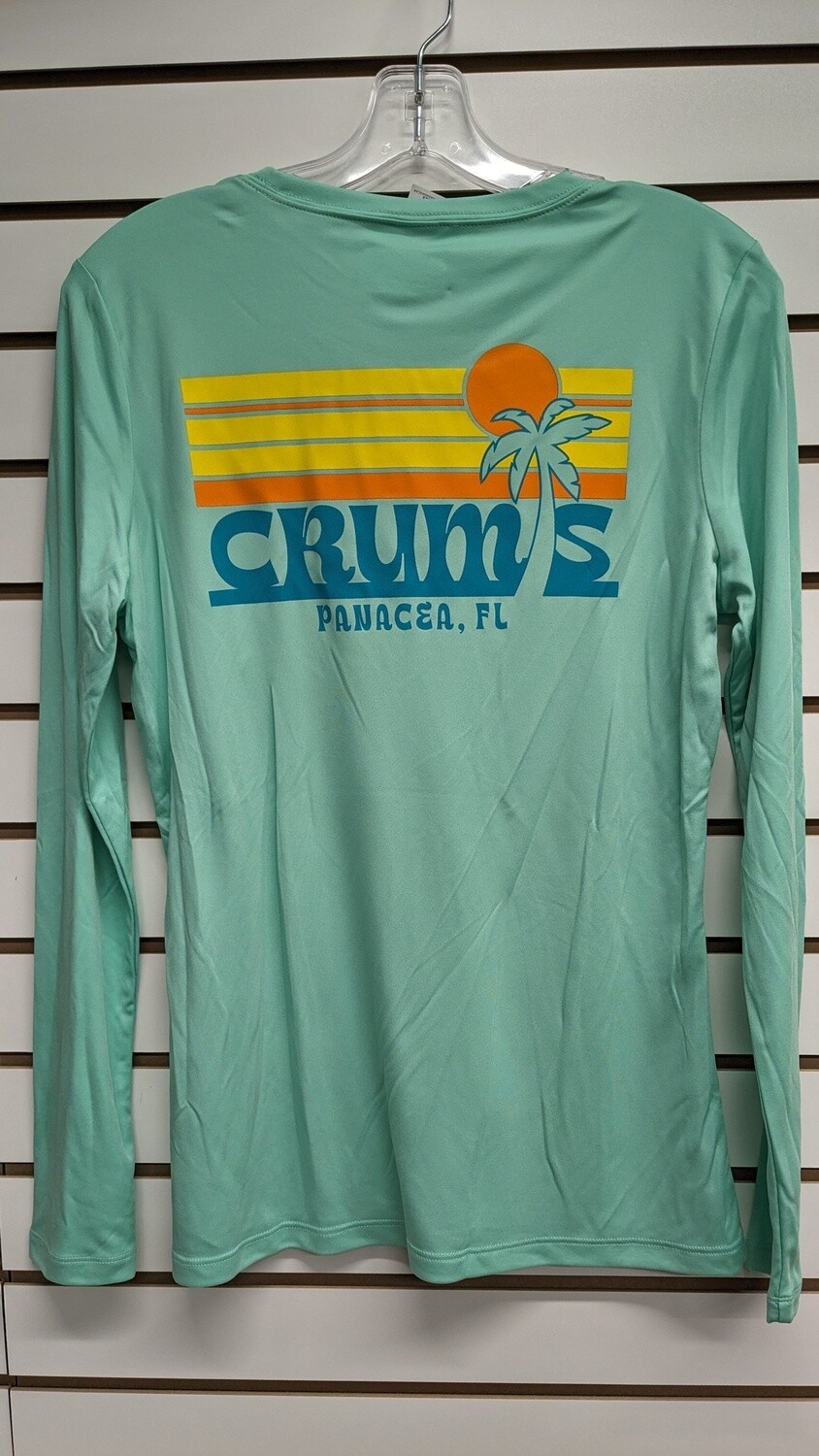 CRUMS LADIES PALM TREE, COLOR: BR SEAFOAM, Size: XS