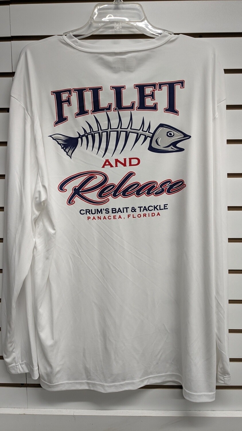 CRUMS FILLET RELEASE LOGO WHITE, Size: S