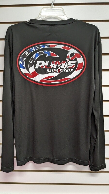 CRUMS AMERICAN FLAG LOGO BLACK
