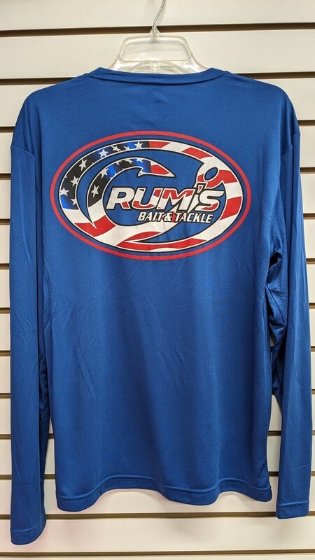 CRUMS AMERICAN FLAG LOGO ROYAL
