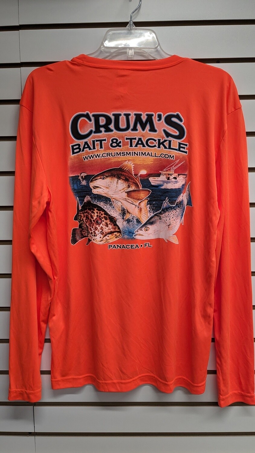 CRUMS ORIGINAL LOGO NEON ORANGE, Size: S