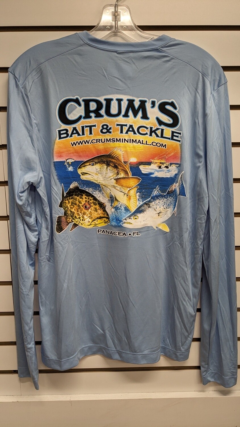 CRUMS ORIGINAL LOGO LT BLUE, Size: S