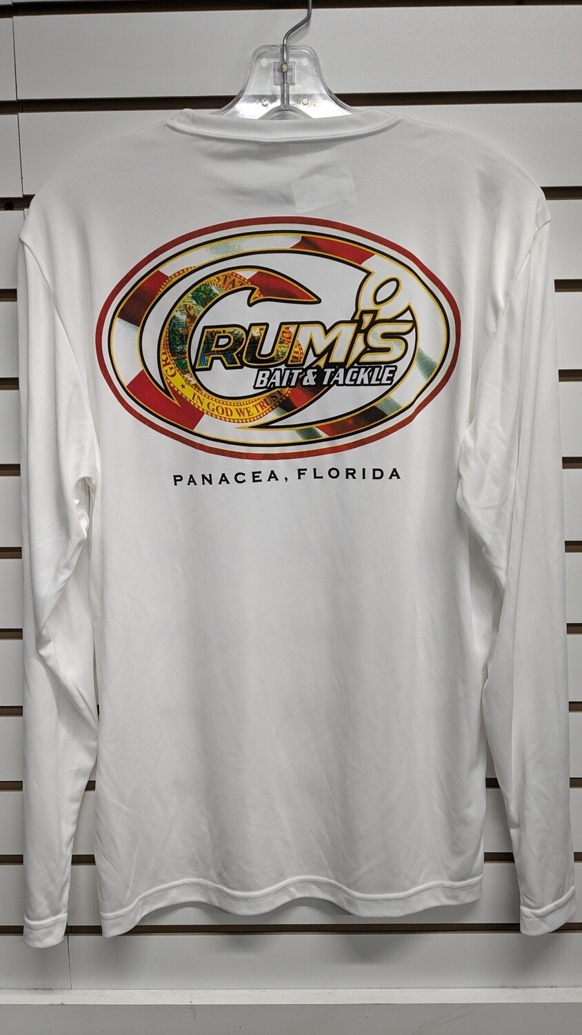 CRUMS FLORIDA FLAG LOGO WHITE, Size: S