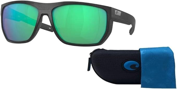 SANTIAGO, FRAME: NET BLACK, LENS: GREEN MIRROR 580G