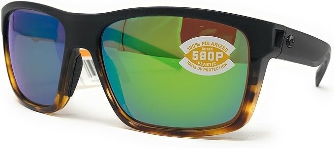 SLACK TIDE, FRAME: MATTE BLACK/TORTOISE, LENS: GREEN MIRROR 580P