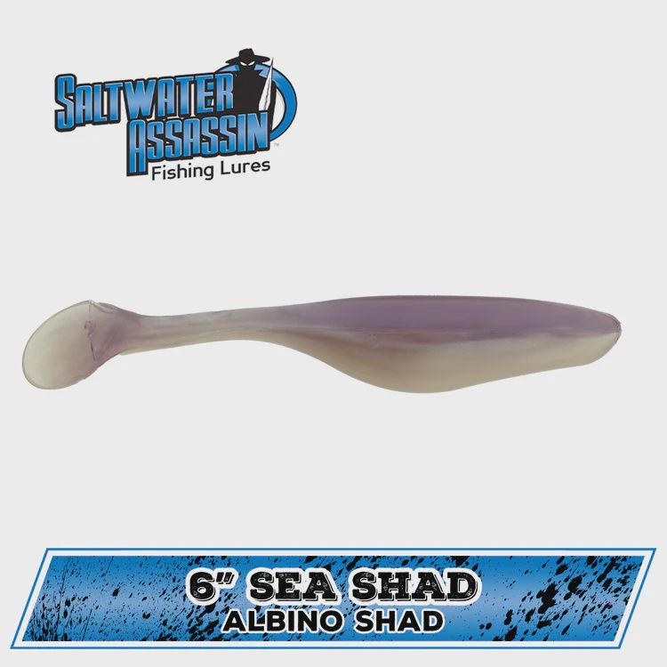 6&quot; SEA SHAD, COLOR: ALBINO SHAD