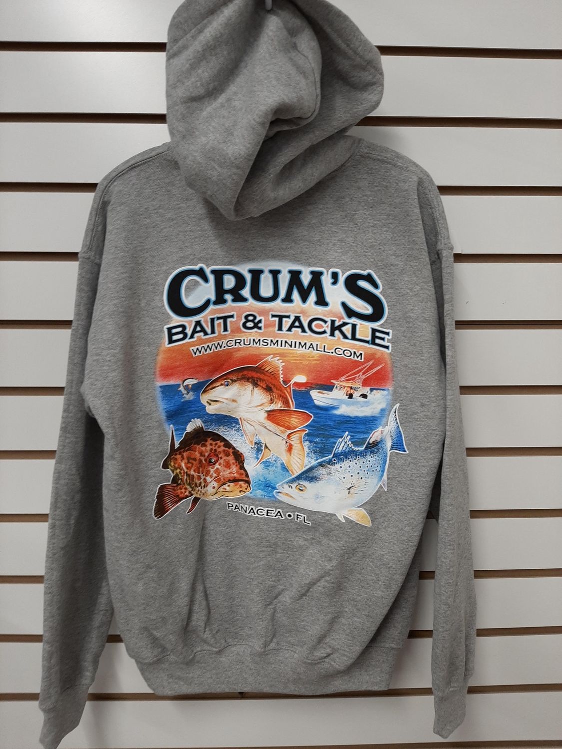YTH CRUMS LOGO HOODIE, Size: SMALL, COLOR: SPORT GREY
