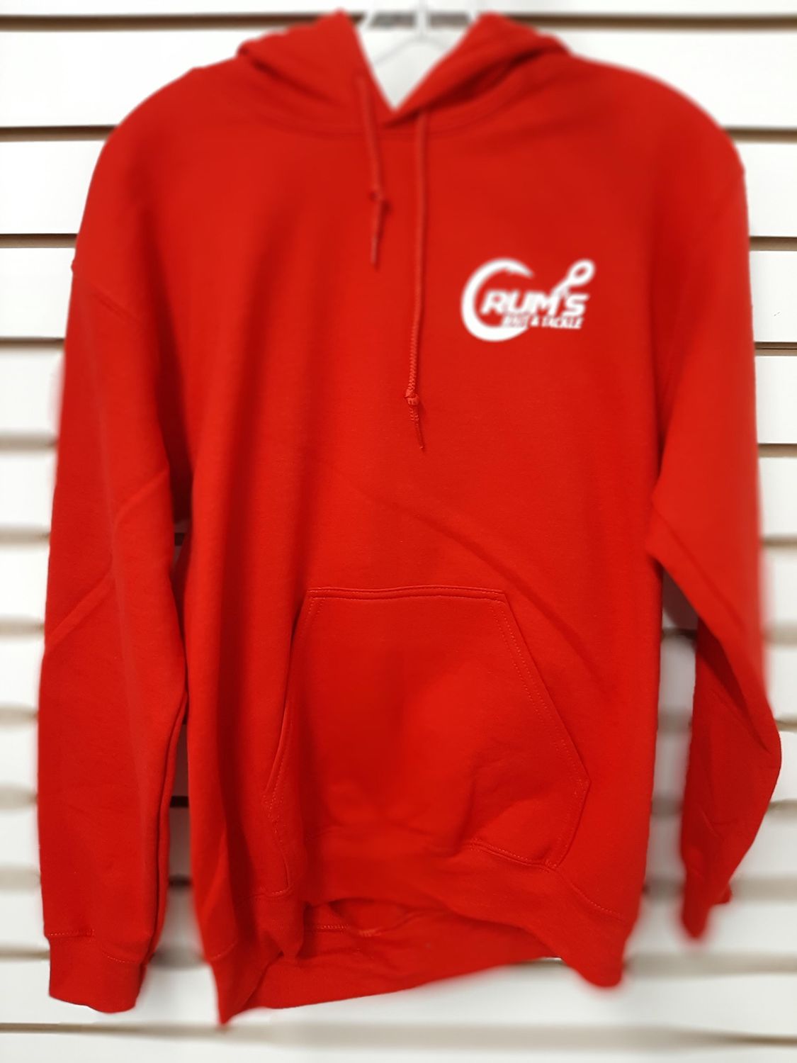 CRUMS LOGO HOODIE, Size: SMALL, COLOR: CHERRY RED