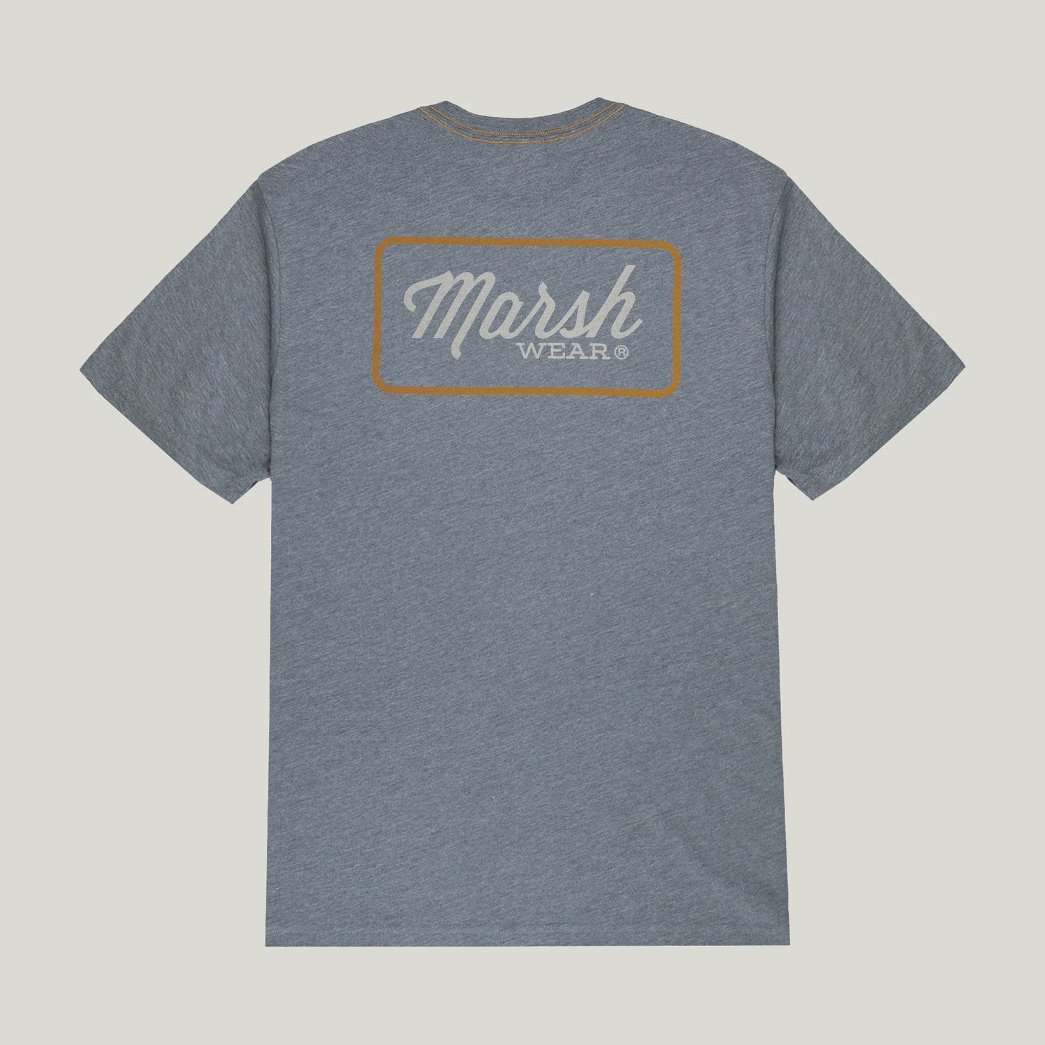 SCRIPT T-SHIRT, Size: S, COLOR: STEEL HEATHER