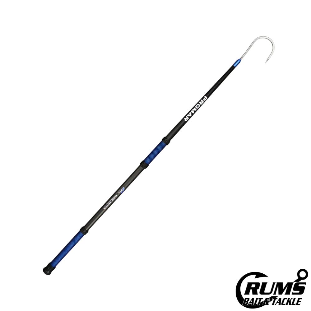 PROMAR ELITE SERIES CARBON FIBER GAFF, Size: 6 FT / 3 IN HOOK