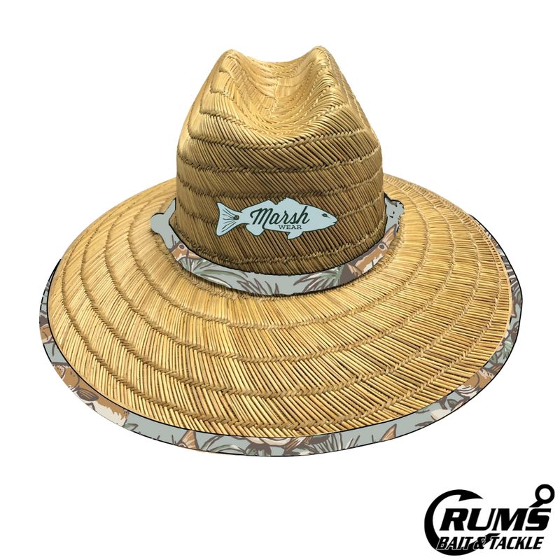 SPRING MAGNOLIA STRAW HAT