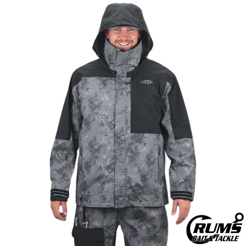 BARRICADE JACKET CHARCOAL ACID CAMO