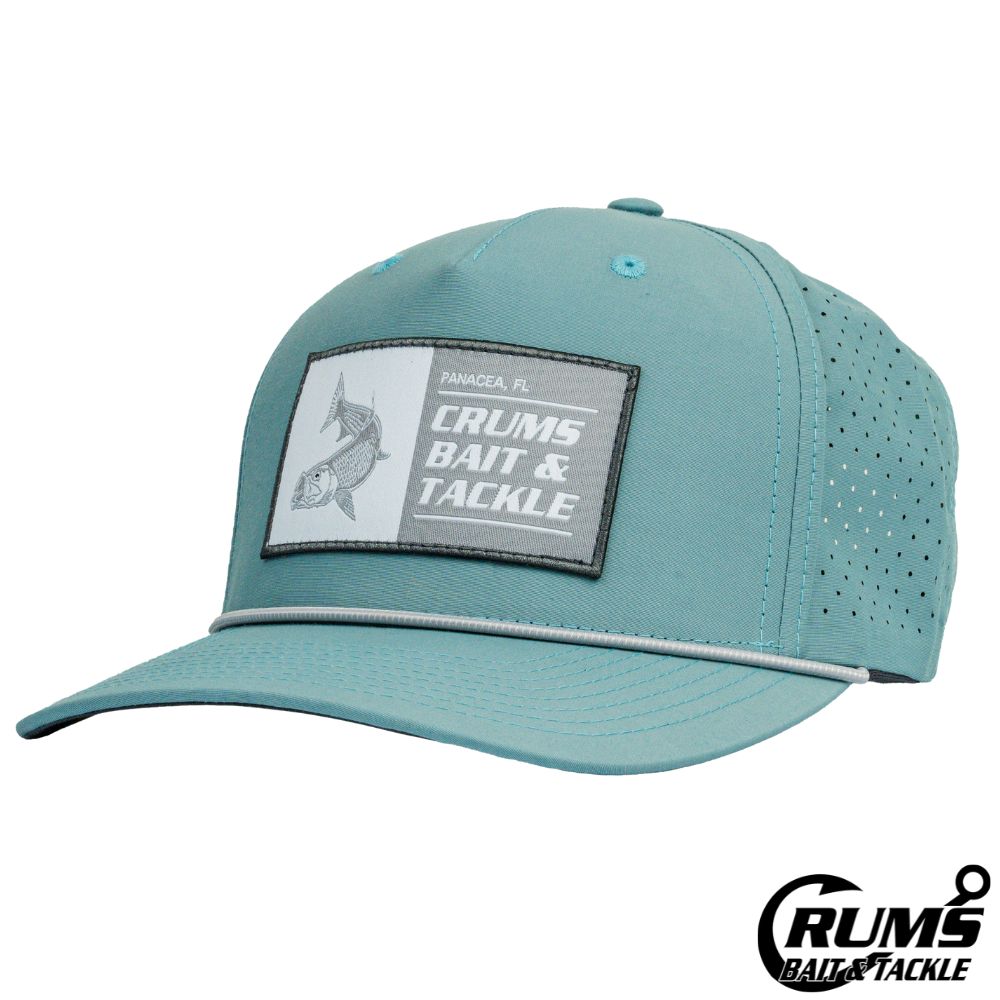PATCH - WOVEN BAIT &amp; TACKLE TARPON, Colour: SMOKE BLUE/GREY ROPE