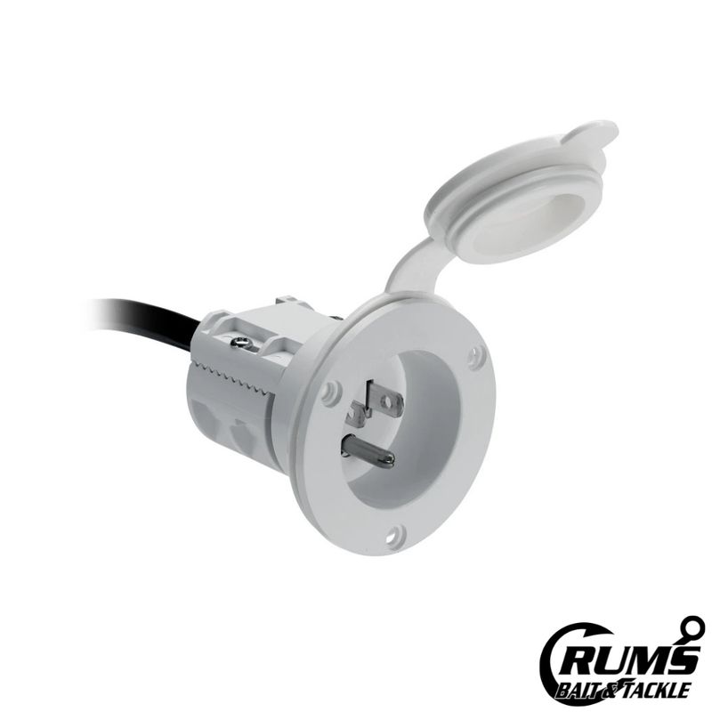 MKR-23 AC POWER PORT WHITE