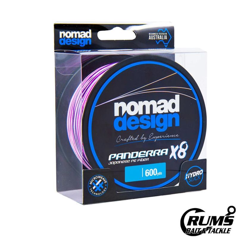 PANDERRA MULTICOLOUR X8 BRAID 600YDS