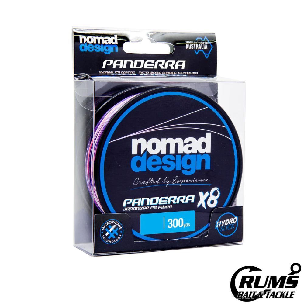 PANDERRA MULTICOLOUR X8 BRAID 300YDS, Size: 15LB