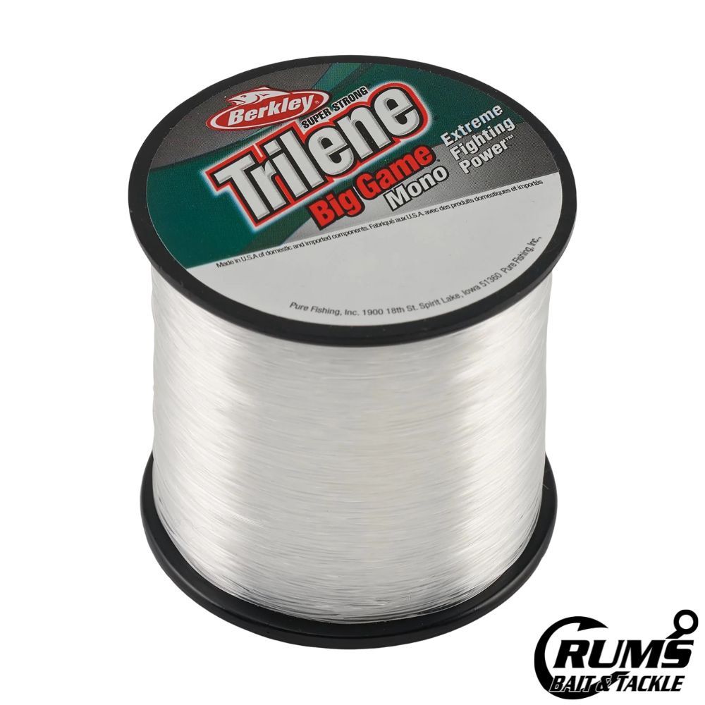 TRILENE BIG GAME MONO 1/4LB SPOOL, Size: 8 LB -1700YD, COLOR: CLEAR