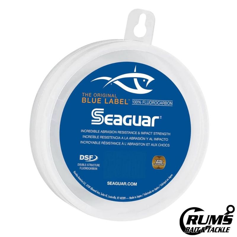 SEAGUAR BLUE LABEL FLOUROCARBON LEADER 50YDS