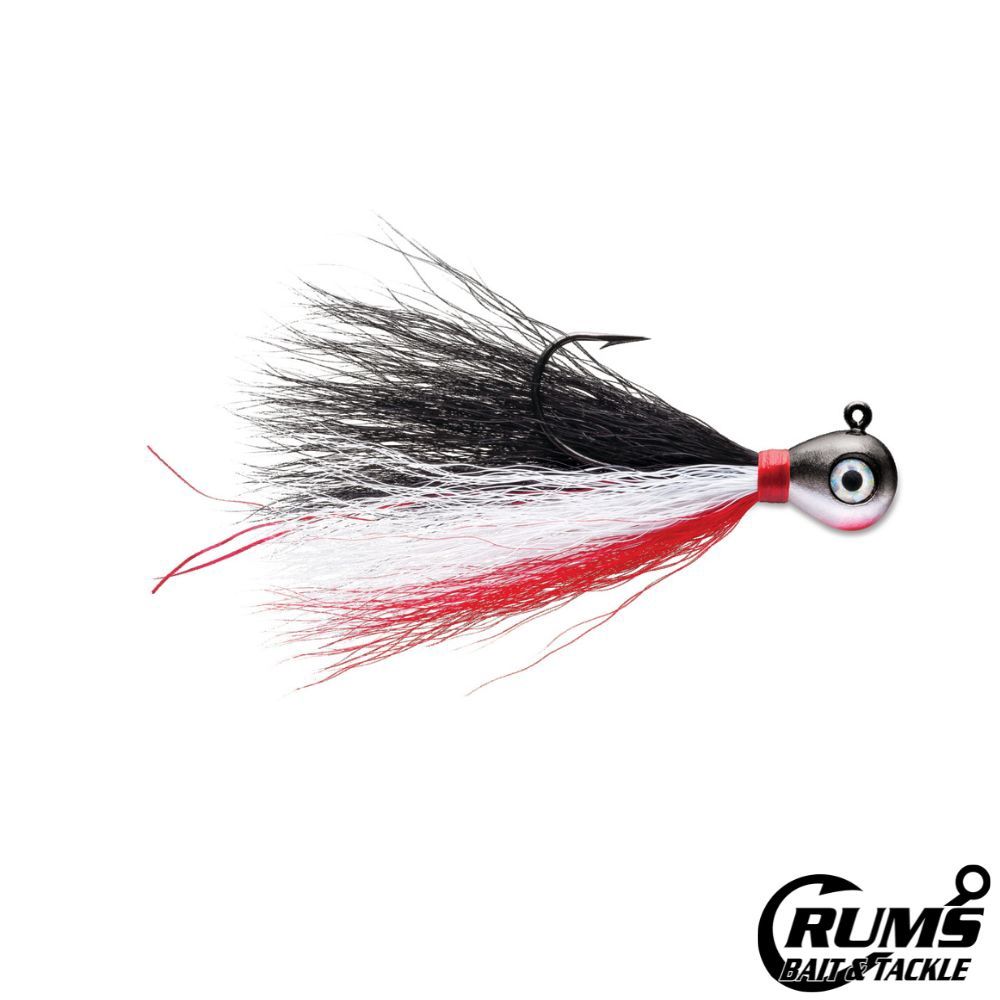 BKJ BUCKTAIL JIG, Size: 1/4 OZ, COLOR: FATHEAD