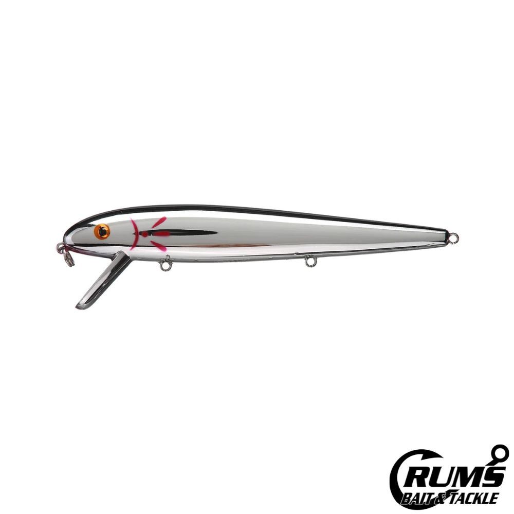 COTTON CORDELL RED FIN, Size: 4&quot;, COLOR: CHROME/BLACK BACK, MODEL: C0804-FLOATING